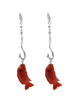 Coral Fish Earrings