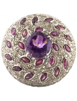 Anello Cupola Viola