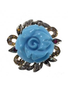 Rose Turquoise Ring