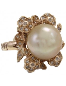 Anello Fiore di Perla