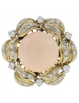 Dome Pink Ring