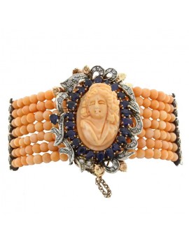Pearls of Coral Bracelet