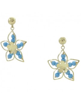 Star Blue Earrings