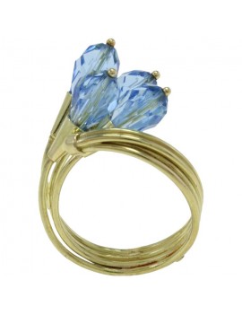 Anello Pistilli Blu