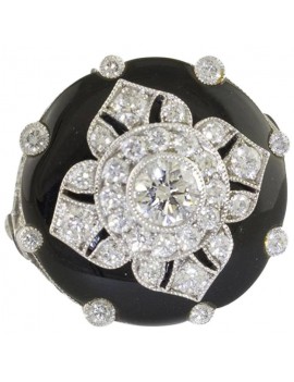 Dome Flowered Ring